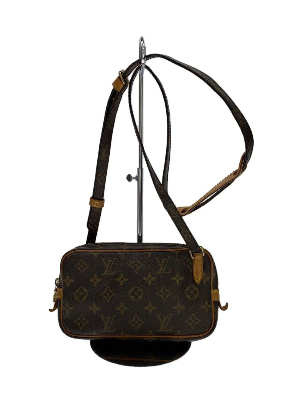 Louis Vuitton Pochette Marly Bandouliere Monogram Canvas Brown